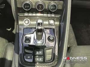 Jaguar F-TYPE Interior Trim - Carbon Fiber - Center Console Cover 